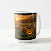 Kürbis-Patch mit Herbstzauber Kaffeetasse (VorderseiteRechts)
