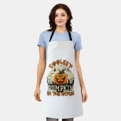 Kürbis-Patch-Sonnenbrille Hexenhut Halloween cool Schürze (Getragen)