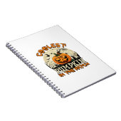Kürbis-Patch-Sonnenbrille Hexenhut Halloween Notizblock (Rechte Seite)