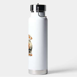 Kürbis-Patch-Sonnenbrille Hexenhut Halloween Trinkflasche