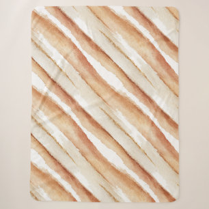 Kürbis Pfirsich Latte Streifen   Sherpadecke