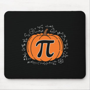 Kürbis-Pi-Kuchen-Mathe-Lehrer Lustiger Halloween-D Mousepad