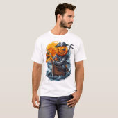 Kürbis-Pirat-Abenteuer T-Shirt (Vorne ganz)