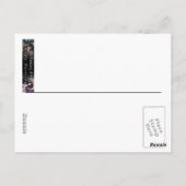 Kürbis-PIxie-Halloween-Postkarte Postkarte (Rückseite)