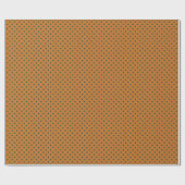 Kürbis-Polka-Punkte (klein) Geschenkpapier (Flach)