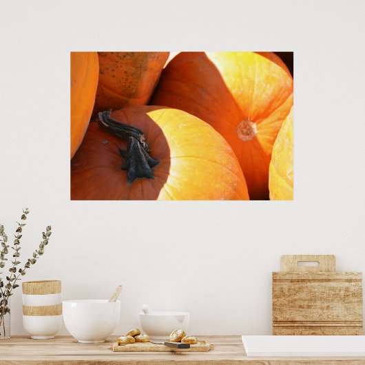Kürbis Poster (Küche)