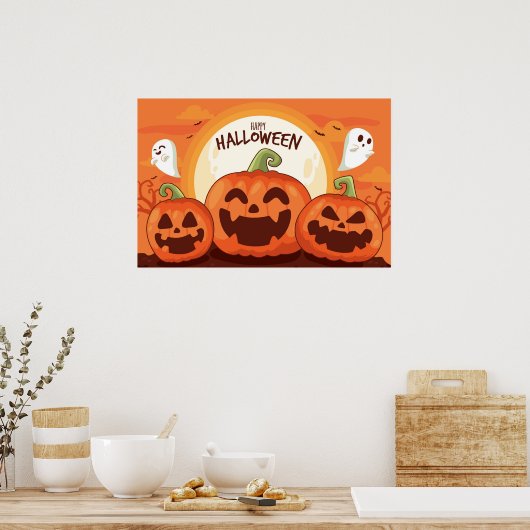 Kürbis Poster (Küche)