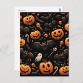 Kürbis Postkarte (Vorne/Hinten)