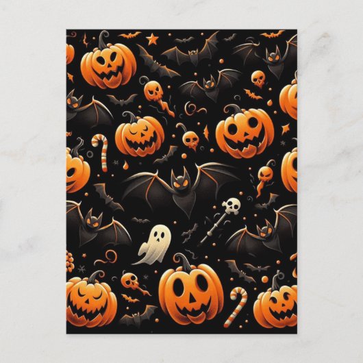 Kürbis Postkarte (Vorderseite)