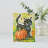 Kürbis Postkarte (Stehend Vorderseite)