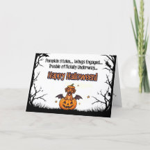 Kürbis-Problem-Hund – Frohes Halloween