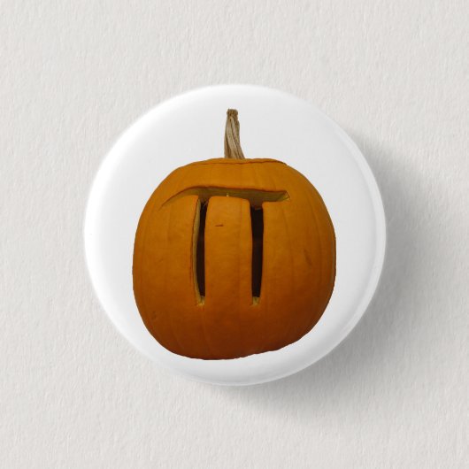 Kürbis-PU-Knopf Button (Vorderseite)