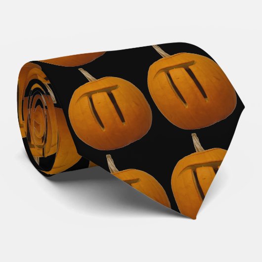 Kürbis-PU-Krawatte Krawatte (Gerollt)