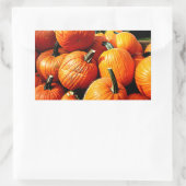 Kürbis!!! Rechteckiger Aufkleber (Tasche)