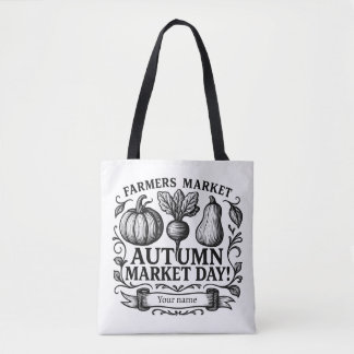 Kürbis, Rübe & Squash Herbst! Personalisiert Tasche