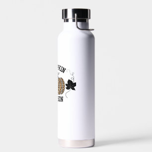 Kürbis-Saison Cheetah-Druck-Kürbis Herbst-Design  Trinkflasche