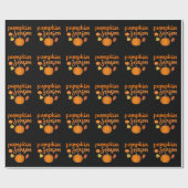 Kürbis-Saison Herbst Geschenkpapier (Flach)