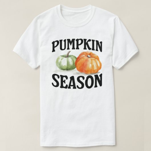 Kürbis-Saison Herbst Herbstsaison T-Shirt (Design vorne)