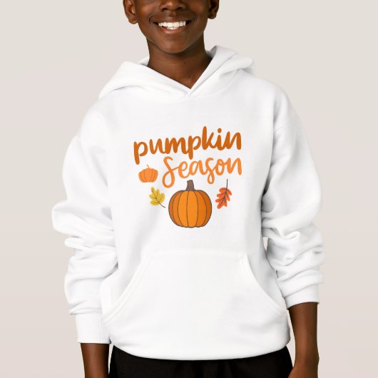 Kürbis-Saison Herbst Hoodie (Vorderseite)