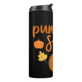 Kürbis-Saison Herbst Thermosbecher (Nach links gedreht)