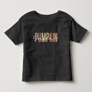 Kürbis-Saison Kleinkind-Shirt Kleinkind T-shirt