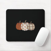 Kürbis-Saison-Patchwork-Erntedankfest Herbst Mousepad (Mit Mouse)