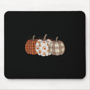 Kürbis-Saison-Patchwork-Erntedankfest Herbst Mousepad