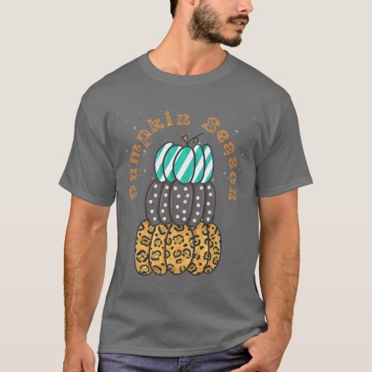 Kürbis-Saison T-Shirt (Vorderseite)