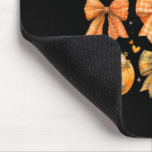 Kürbis-Saison Thanksgiving Coquette Bogen Herbst L Mousepad (Ecke)