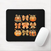 Kürbis-Saison Thanksgiving Coquette Bogen Herbst L Mousepad (Mit Mouse)