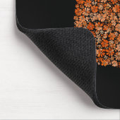 Kürbis-Saison Wildblume Erntedankfest Herbst Mousepad (Ecke)