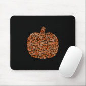 Kürbis-Saison Wildblume Erntedankfest Herbst Mousepad (Mit Mouse)