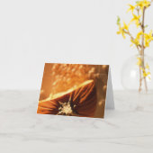 Kürbis-Samen Notecard Karte (Gelbe Blume)