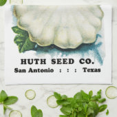 Kürbis-Samen-Paket-Aufkleber Handtuch (Gefaltet)