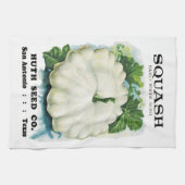 Kürbis-Samen-Paket-Aufkleber Handtuch (Horizontal)