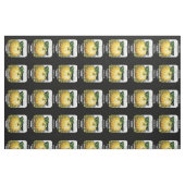 Kürbis-Samen-Paket-Aufkleber Stoff (Fat Quarter (45,7 x 55,9 cm))
