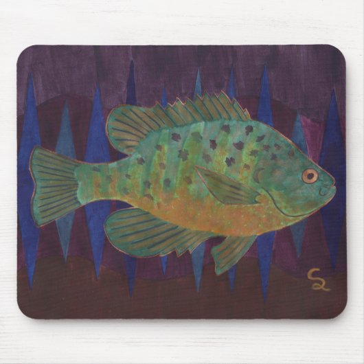 Kürbis-SamenSunfish Mousepad (Vorne)