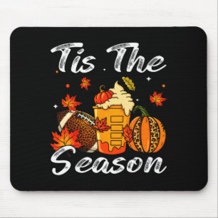 Kürbis Sce Football Die Saison ist da Herbst Thank Mousepad
