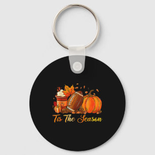 Kürbis Sce Football Die Saison ist da Herbst Thank Schlüsselanhänger
