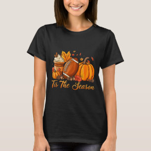 Kürbis Sce Football Die Saison ist da Herbst Thank T-Shirt
