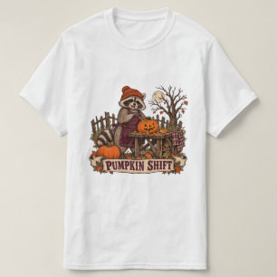 Kürbis-Schicht Halloween Grafik T-Shirt