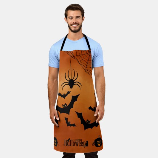 Kürbis Schürze (Getragen)