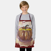 Kürbis Schürze (Getragen)