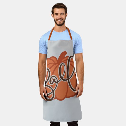 Kürbis Schürze (Getragen)