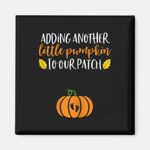 Kürbis-Schwangerschaftsankündigung Halloween Byby  Magnet