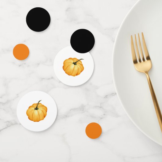Kürbis schwarz und orange konfetti (Gruppe)