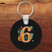 Kürbis Sechs Sieben 67 passend 6 Halloween Paar  Schlüsselanhänger (Vorderseite)