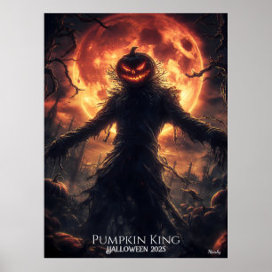 Kürbis-Sense erweckt Halloween Poster