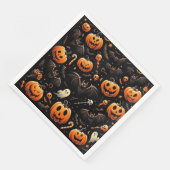 Kürbis Serviette (Ecke)