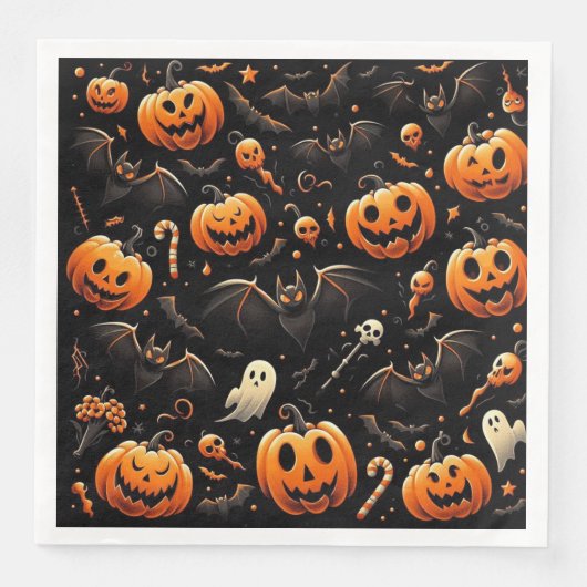 Kürbis Serviette (Vorderseite)